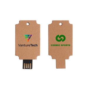 耐用简约大方USB 2.0接口再生纸材料u盘环保木质公司礼品新款 - Product Image 4
