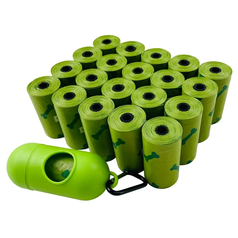 Post-người tiêu dùng tái chế poop túi phân hủy sinh học con chó chất thải Túi compostable Pet Doggy chất thải Poo poop Túi