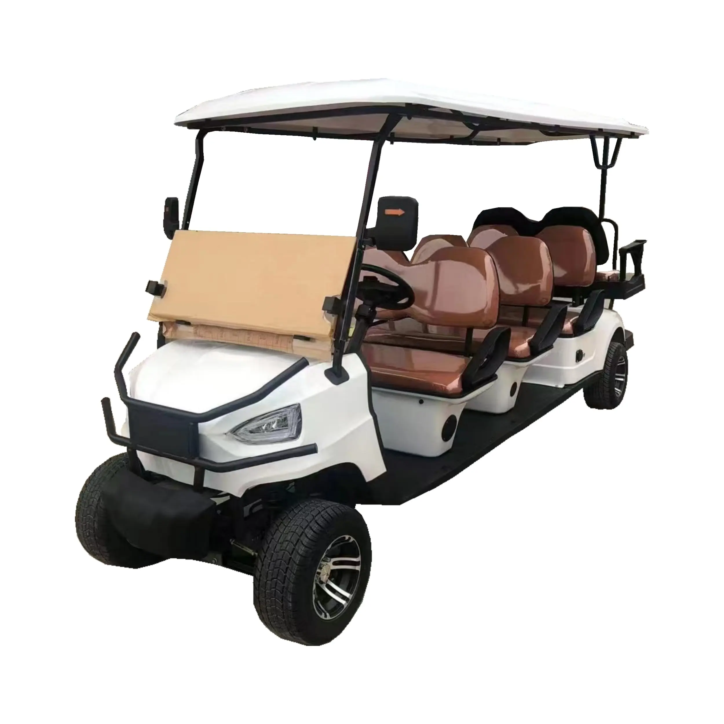 Voiturette de golf 6 places moins chère/voiture de golf électrique à entraînement/véhicule utilitaire 2 places