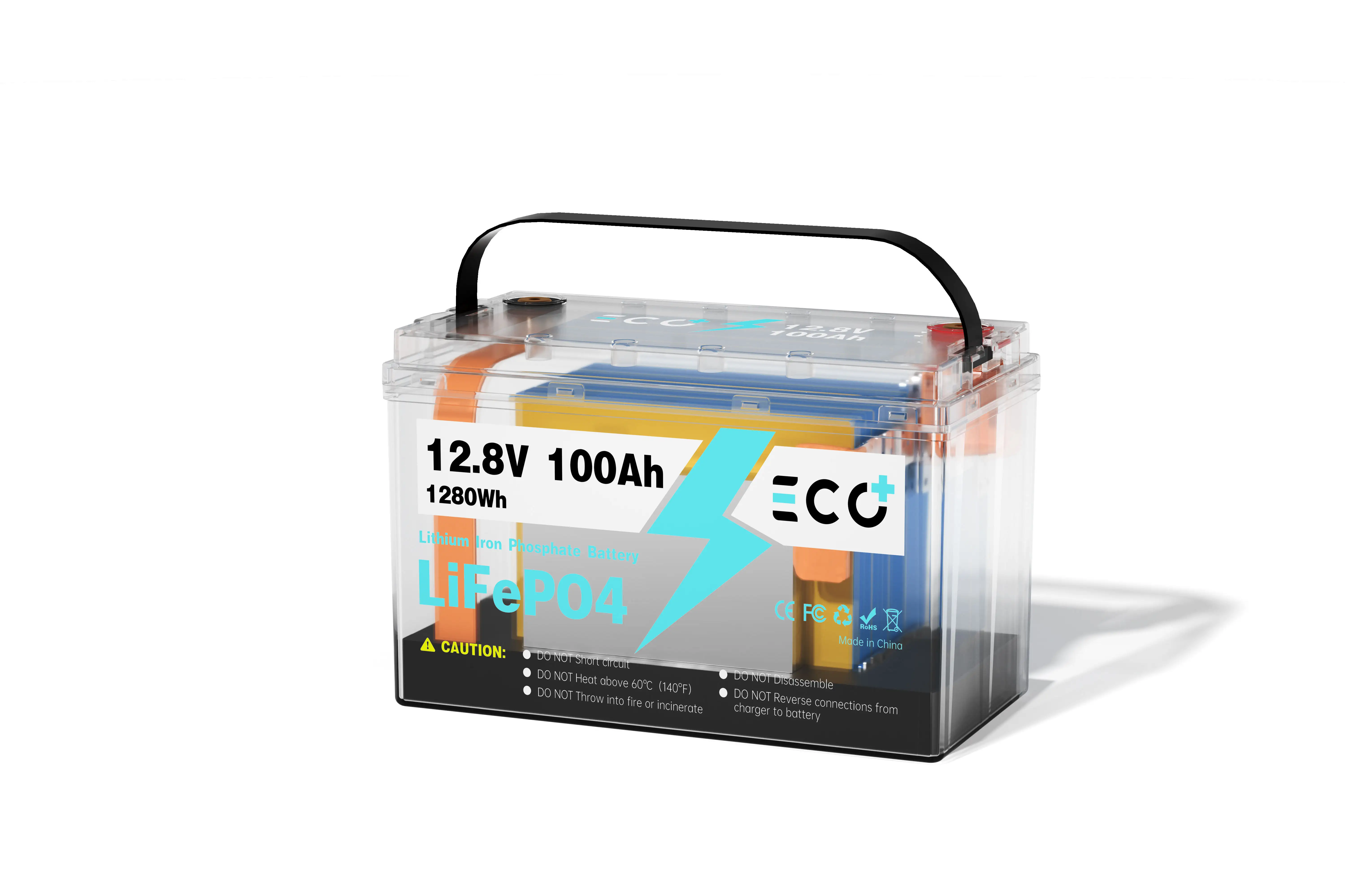 Smart Bms 3.2V Lifepo4 Batterij 100ah Li-Ion Batterie Ion Lithium Lifepo4 Batterie Voor Zonne-Energie Opslagsysteem