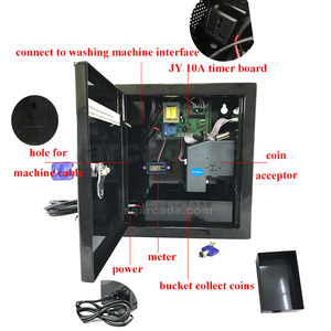 Geri sayım ekran sikke jy10A zaman kontrol kutusu ile kalite çok sikke acceptorand çamaşır Arcade otomat - Product Image 6
