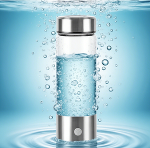 Yenvqee Mới Tùy Chỉnh Logo Thép Không Gỉ Cao Thủy Tinh Borosilicate Spe/Pem 1500ppb Điện Phân Hydrogen Nước Giàu Chai - Product Image 1