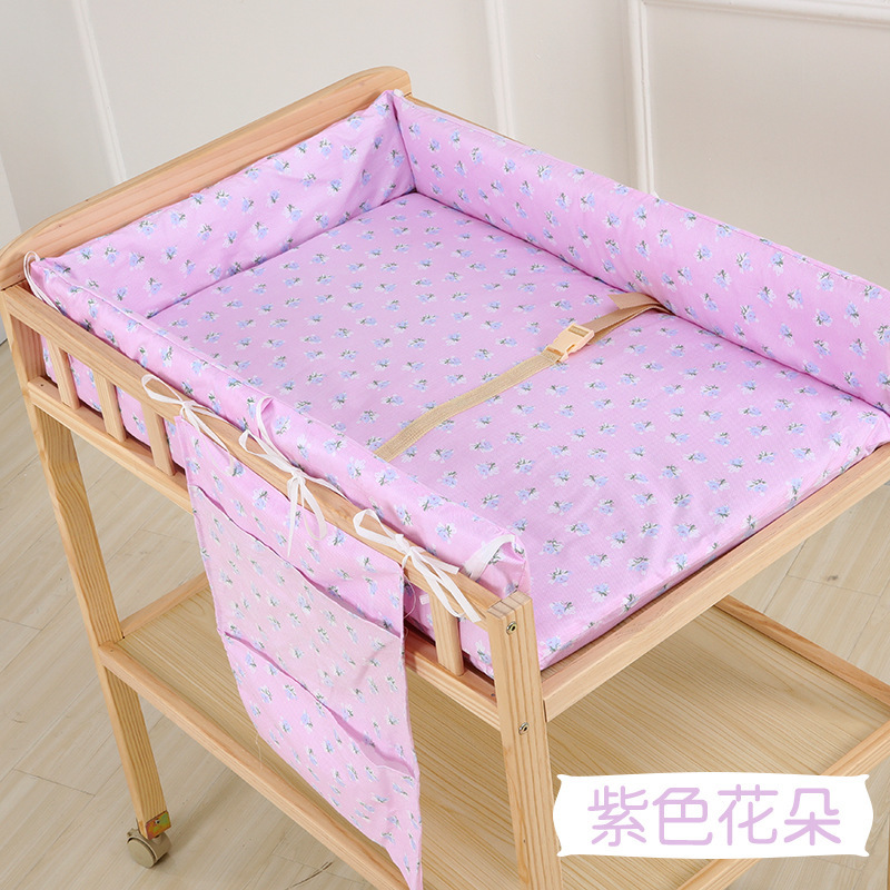Coussin de table d'allaitement (fleur violette) -- Dongxu