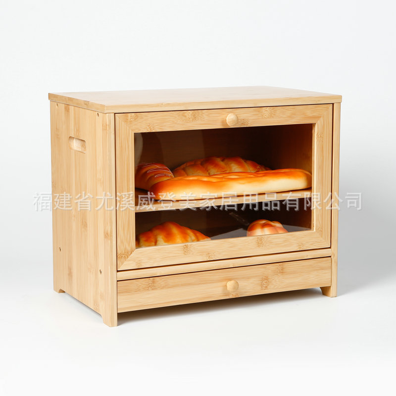 Two-layer bread box