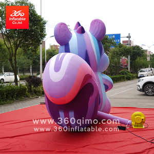 Khổng lồ tùy chỉnh Inflatable quảng cáo thiết kế phim hoạt hình động vật linh vật động vật đuôi dài sóc hoặc các sự kiện - Product Image 6