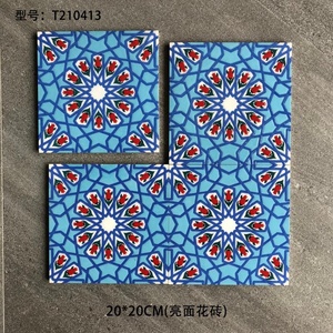 Marokko fliesen Glossy boden und wand Glasierte keramische fliesen design - Product Image 3