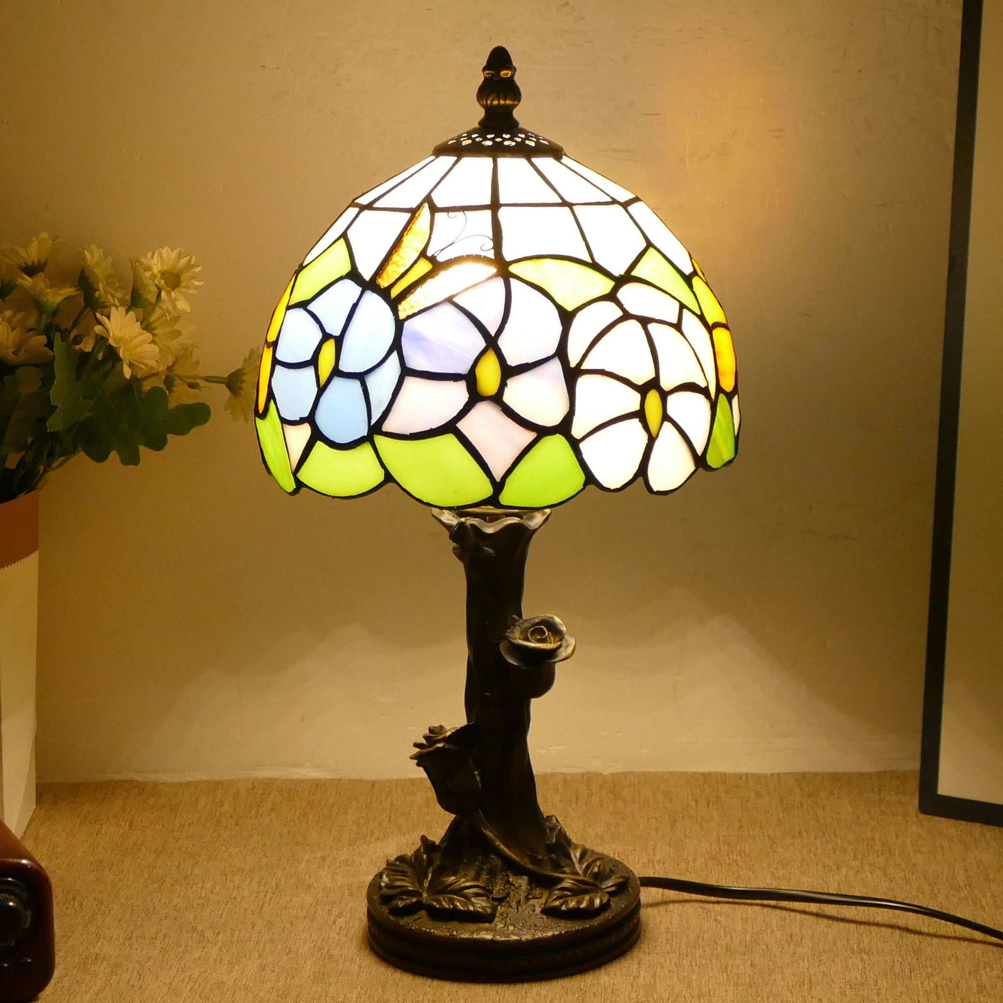 Gloria de la mañana azul-rosa