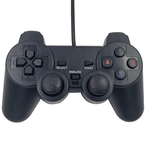 Mando USB de doble vibración para juegos en casa, mando con Cable y Cable USB de 1,5 M para PC, ordenador portátil