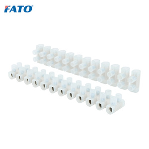 FATO Bloques de terminales de tornillo Tira U-Type 3A-150A PE 12P Bajo voltaje para cableado eléctrico y conexión Retardante de llama - Product Image 2