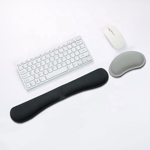 PU Leather Keyboard Wrist Rest Pad and Mouse Support Set <strong>Rubber</strong> Products with Comfortable Mouse Pad
