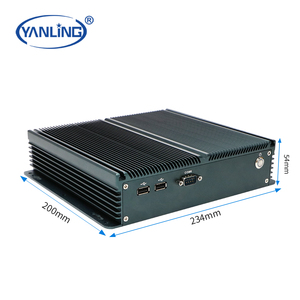 クアッドコアIntel N100産業用コンピュータ6 COMポート & M.2スロットFanless RS485組み込みPCオートメーション用在庫あり - Product Image 2