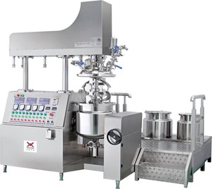 Otomatik vakum emülgatör mikseri veya emülsifiye edici homojenleştirme mikseri 50L 100L 200L kozmetik mikser makinesi kozmetik 20 Lt 3kw - Product Image 4