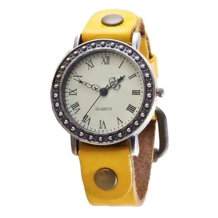 High Quality OEM Factory rare vintage watch with vintage leather strap