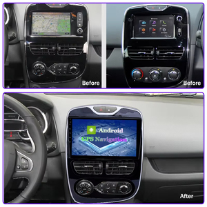 Android 12 10.1 inç araba GPS Nav radyo ünitesi oyuncu ile dijital/Analog için 2012 - 2015 & 2016 Renault Clio - Product Image 2