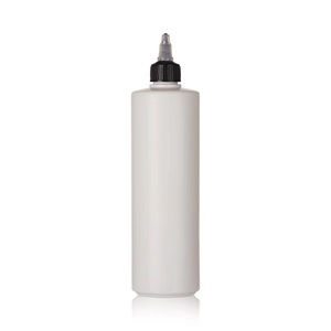 33.3oz 16oz 15oz דבק פלסטיק שטוח כתף בקבוק עם יורקר מחלק נקודת כובע <span class=keywords><strong>HDPE</strong></span> לבן פלסטיק בקבוק