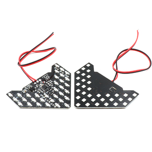 แผงไฟลูกศร LED 33 SMD ไฟส่องสว่างขนาดเล็กสำหรับรถยนต์กระจกมองหลังตัวบ่งชี้สัญญาณเลี้ยวหลอดไฟต่อเนื่อง - Product Image 4