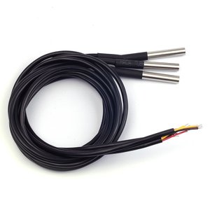 <strong>DS18B20</strong> Digital <strong>Temperature</strong> <strong>Sensor</strong> with IP65 Waterproof Stainless Steel Probe for Smart Home and Automation Projects