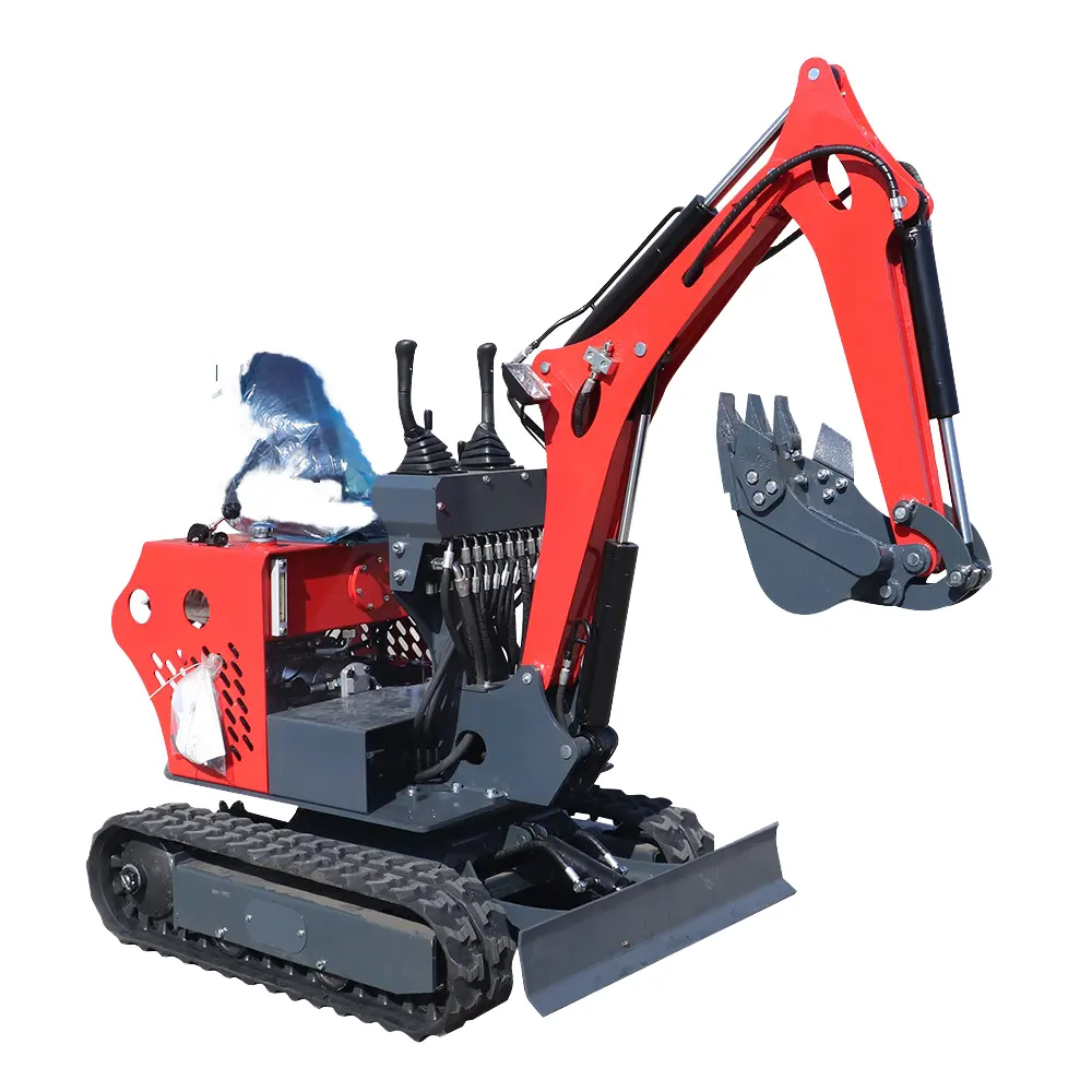 China Titan 800kg Mini Excavator with Koop Engine Eaton Hydraulic Cylinder Gearbox   Pump for Home   Restaurant Use for Sale