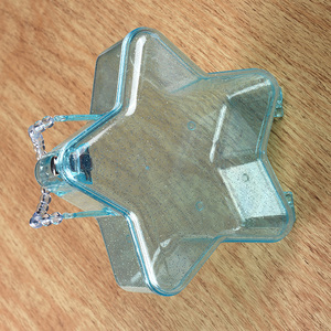 子供用ポータブルプラスチックトートバッグ化粧品星型ジュエリー収納ボックスデスクトップイヤリング & リング収納