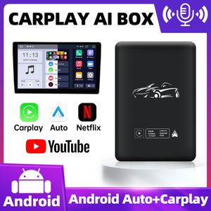 Android 10 carplay AI box con interruptor IOS carplay / android auto 2GB + 32GB adaptador inalámbrico carplay YouTube Android APP support - Product Image 2