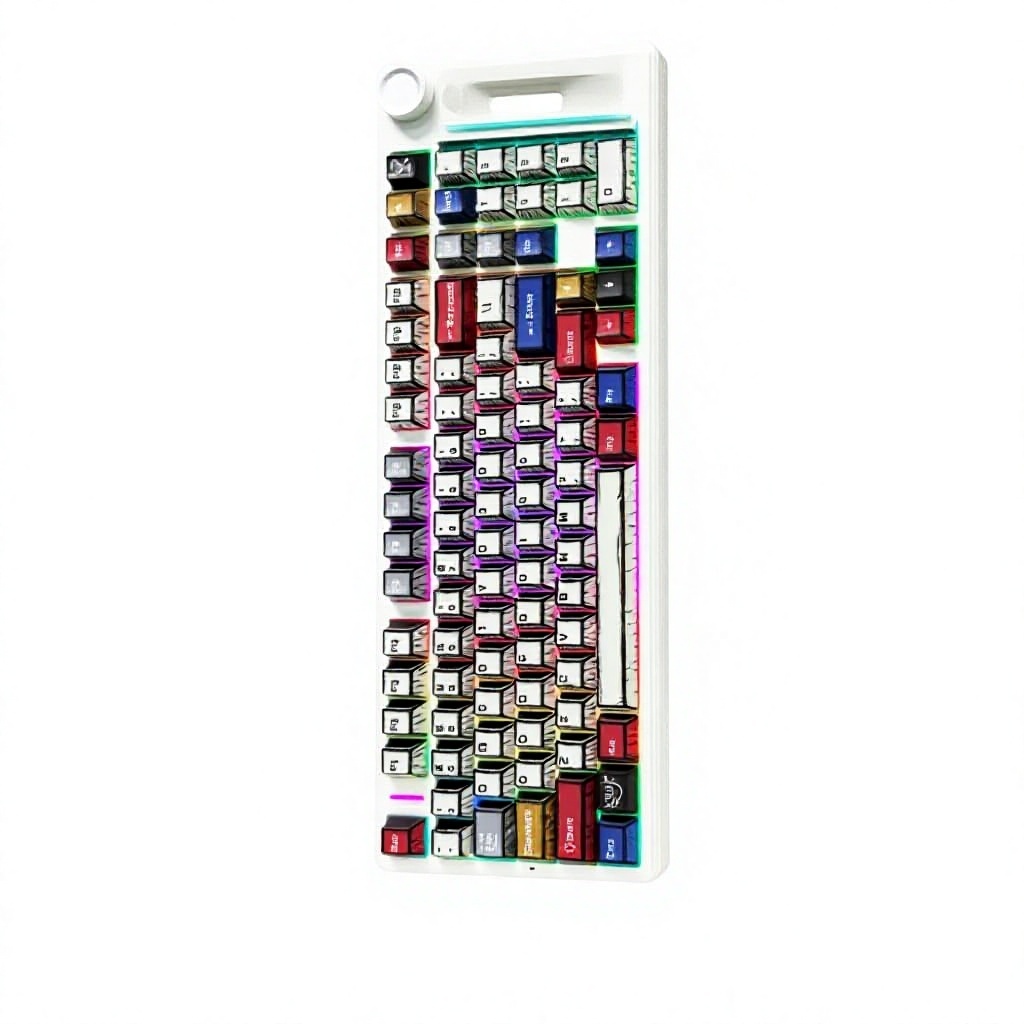 Teclas cómicas blancas f99pro-interruptor seiya