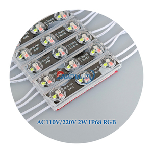 Yüksek parlaklık IP68 su geçirmez sürücüsüz 110V 220V 2W SMD 3030 RGB tabela için LED modülü - Product Image 1