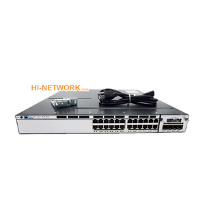 สวิตช์เครือข่ายอีเทอร์เน็ตพื้นฐาน24พอร์ตแบบ POE WS-C3750X-24P-S 3750X ชุดของแท้ของ Ciscos - Product Image 1