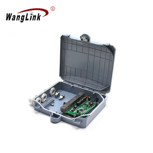 Wanglink FTTH Support PoE IN&amp; PoE OUT 15V-48V 100Mbps 7Port Reverse PoE+1 Gigabit Uplink Port PCB Board with IP65 Waterproof Box - Product Image 5