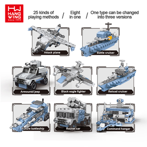 Hot Selling Item 8 in 1Building Block Sets Blocks Educational Bricks <strong>Toys</strong> Developmental Assembly USS Missouri <strong>Battleship</strong> - Product Image 4
