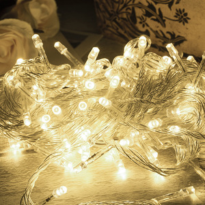 高品質の屋外および屋内プラグストリングライトクリスマスライト<span class=keywords><strong>LED</strong></span>カラースタースタイル8モード防水ウォームホワイト1560