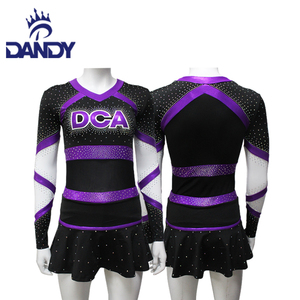 Rhinestones ile yeni Trend stil özel Cheer üniforma rekabet Cheer setleri kadınlar için kıyafet - Product Image 1