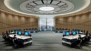 JCCX-6 Good Quality Customized Size Security Monitoring Desks Control Room Console for Network Operations <strong>Center</strong> - Product Image 4