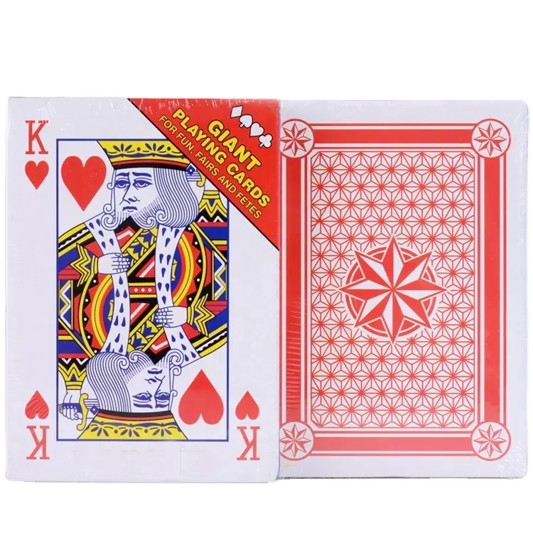 Magic Adereços 4 Vezes Índice Jumbo-Tamanho Estrelas de pôquer Personalizar Cartas de Jogo
