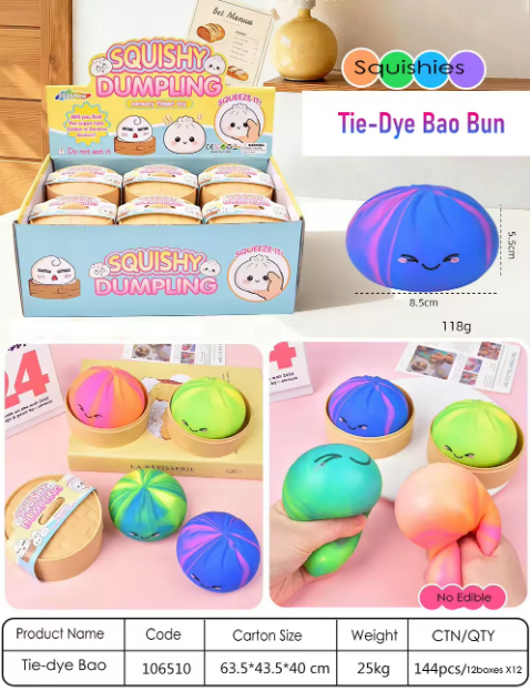 Bao teñido anudado 8,5cm