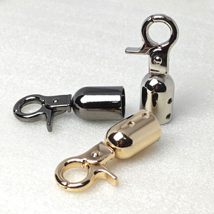 手提包配件金属扣旋转按扣扣带螺旋连接器流苏端盖 - Product Image 1