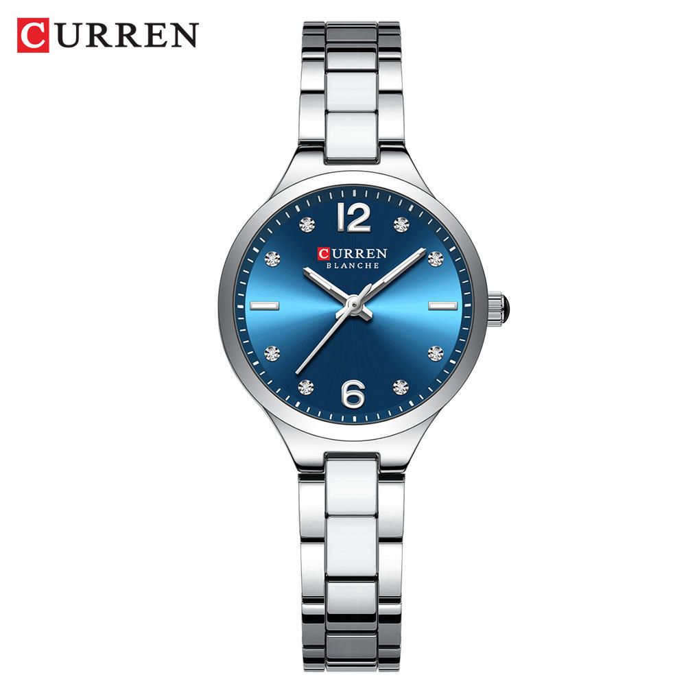 2 blue dial silver strap