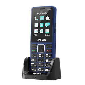 UNIWA V2000 4g高级电话2.4英寸HAC支持大字体时尚键盘功能电话