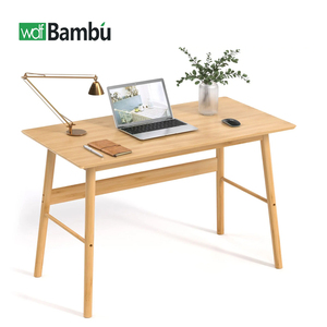 Diseños de mesa multifunción Escritorio de madera para dormitorio Mesa de oficina en casa Escritorio de computadora Mesa de bambú para estudio de trabajo