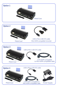 Banana Pi M2 Zero custodia in alluminio Kit guscio in metallo per scheda singola Bpi M2 Zero dimensioni simili a lampone Pi Zero W - Product Image 2