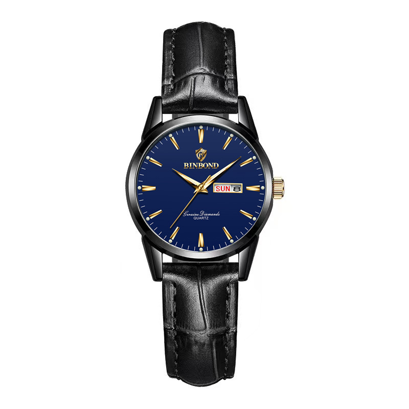 5 cassa blu quadrante nero