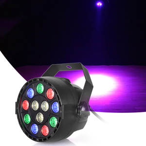 ราคาโรงงาน12ชิ้น * 1W LED RGBW LED PAR Light DMX ดิสโก้ปาร์ตี้ระบบไฟ PAR Club DJ PAR พร้อมรีโมท - Product Image 2