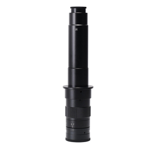 Ayarlanabilir 300X Zoom C Mount Lens 0.7X ~ 4.5X büyütme 25mm USB sanayi Video mikroskop kamera için - Product Image 1