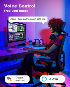 Akıllı LED ışıklı çubuklar RGB müzik Sync modu BT App kontrol uzaktan kumanda oyun ışıkları TV arkaplan ışığı adet parti oyun odası - Product Image 4