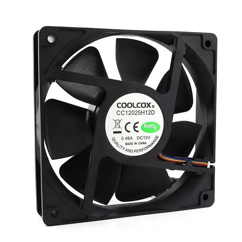 Aidecoolr Ai eco Refroidisseur axial ignifuge pour systèmes 5V 12V 36V 48V 120x120x25mm 120 mm Refroidissement efficace 12038 ventilateur