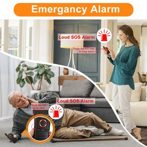 Proveedores de Daytech, intercomunicadores inalámbricos, sistema de intercomunicación inalámbrico de largo alcance de 1,5 millas, sistema de comunicación con alarma de emergencia SOS - Product Image 3