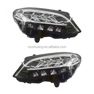 อะไหล่ไฟหน้า LED 2019-2021สำหรับ W205 C Class ทนทานไฟเลี้ยวหน้าอุณหภูมิ6000K - Product Image 2