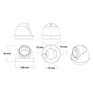 兼容大华Hik NVR 8MP 4k红外固定圆顶ip网络摄像机内置PoE 120dB WDR炮塔闭路电视摄像机 - Product Image 6