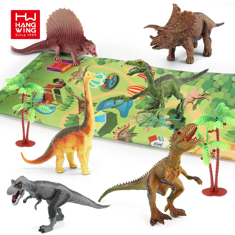 Динозавр Парк карты реалистичные игровые коврики яйцо 2023 Лидер продаж игрушки динозавры модели животных набор игрушек игры для детей Подарки