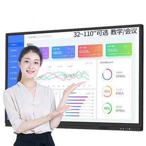 43'' To110'' 4K Display Interactive Smart Boards OEM Supplier All in One PC Interactive Touch Screen Whiteboard TV for School - Product Image 4