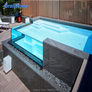 Tấm Acrylic chống tia cực tím tùy chỉnh cho bể bơi ngoài trời trên mặt đất bể bơi - Product Image 5